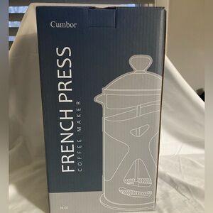 French Press Coffee Maker - Blue